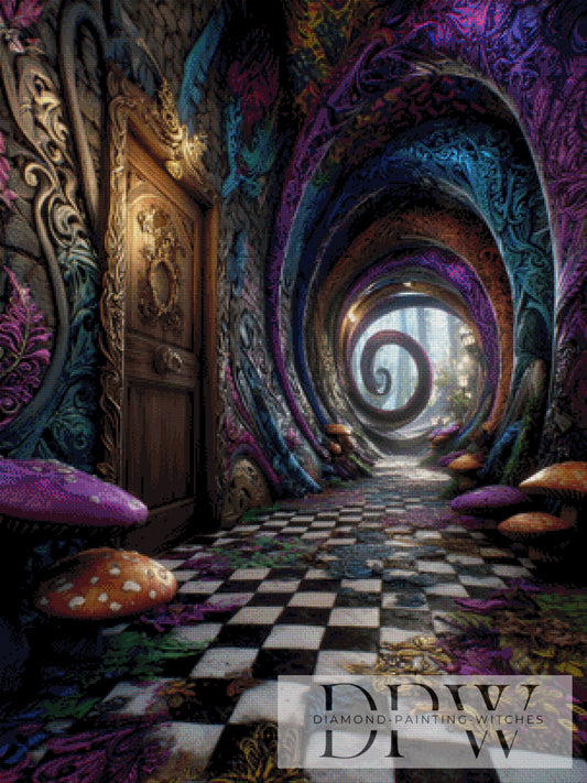 Weg zu Fantasia by Sweet_Loco_AI 75x100cm mit 220 Farben DPW-4478