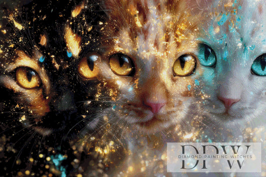 Magical Cats by theA.art 120x80cm mit 240 Farben DPW_4496