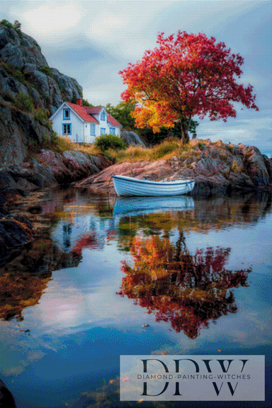 Nordic Autumn by theA.art 80x120cm mit 320 Farben DPW-4497