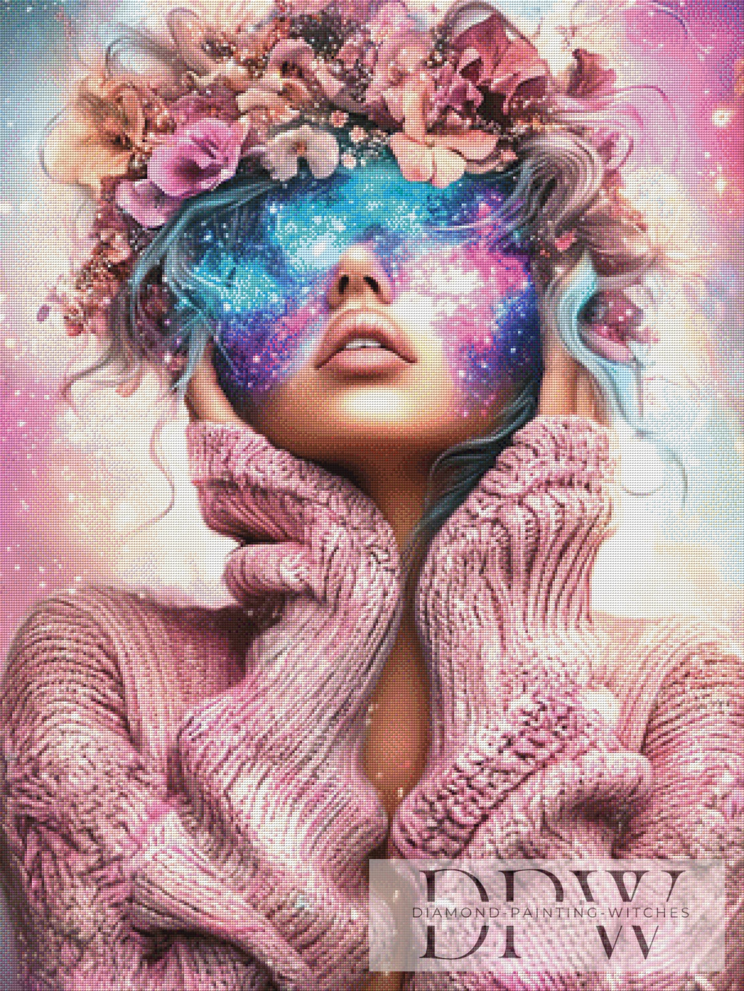 Die Stimmen der Sterne by Lisa Morgan 75x100cm mit 222 Farben DPW-4555