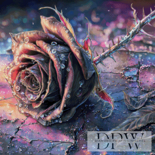 Dunkle Rose by Lisa Morgan mit 250 Farben