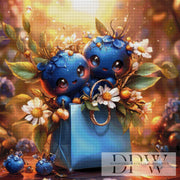 Blueberry by Lisa Morgan mit 280 Farben