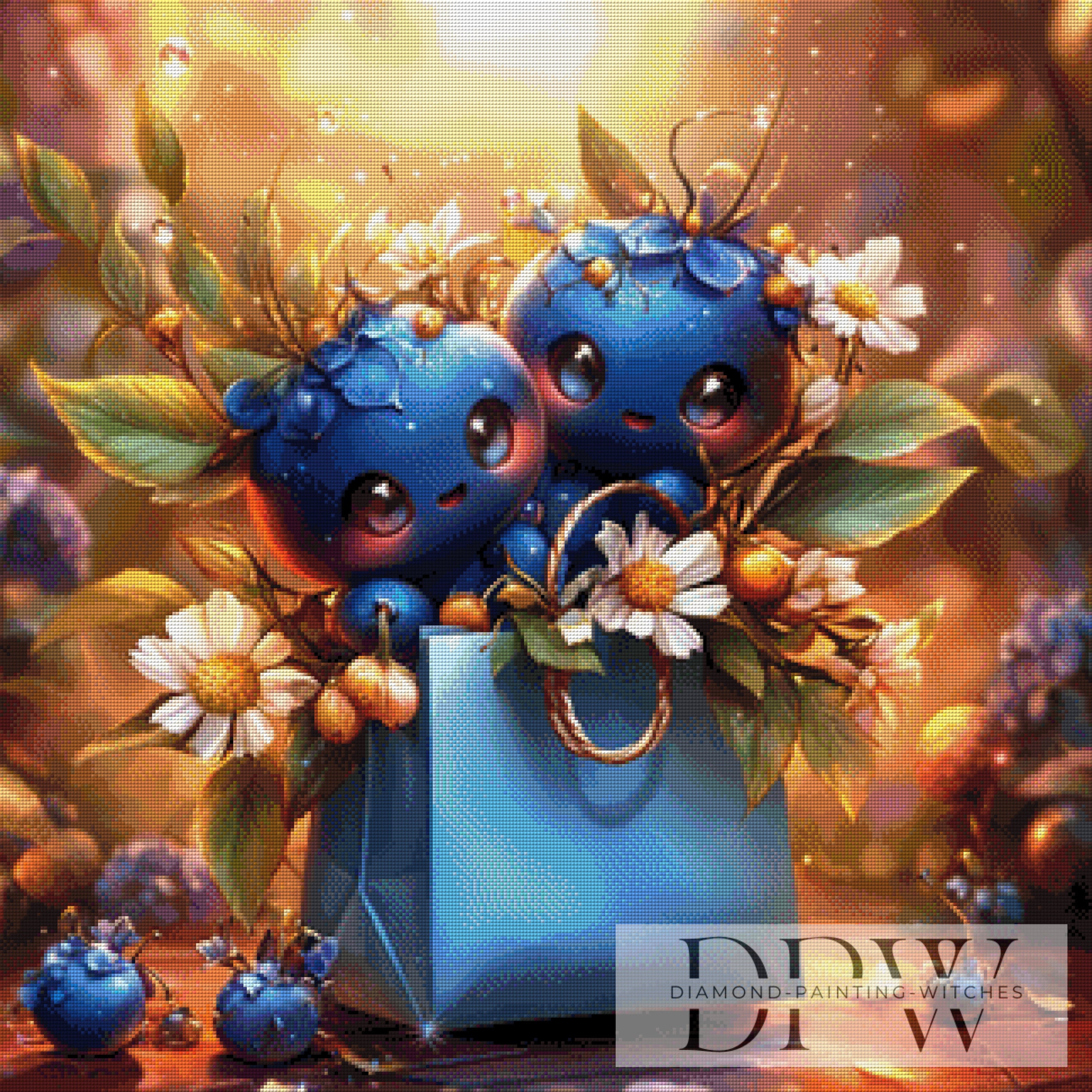 Blueberry by Lisa Morgan mit 280 Farben