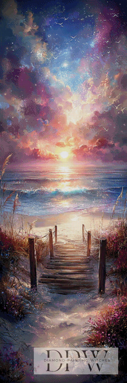 Der Weg zum Horizont II by ellufija mit 220 Farben DWP-4575
