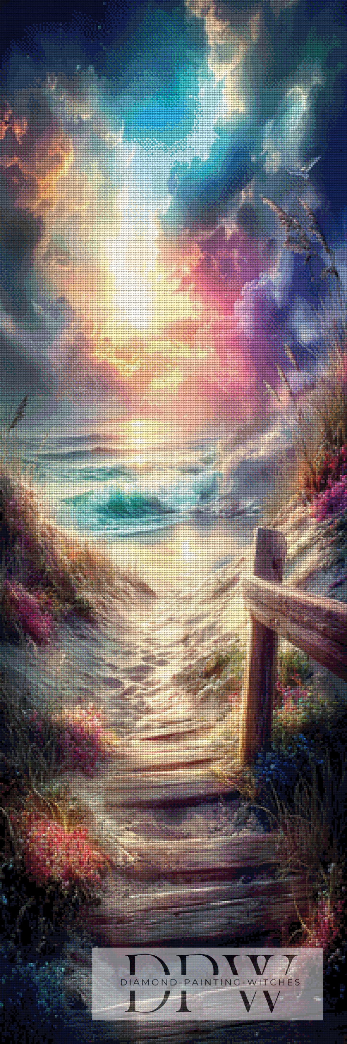 Der Weg zum Horizont III by ellufija 50x150cm mit 270 Farben DWP-4576
