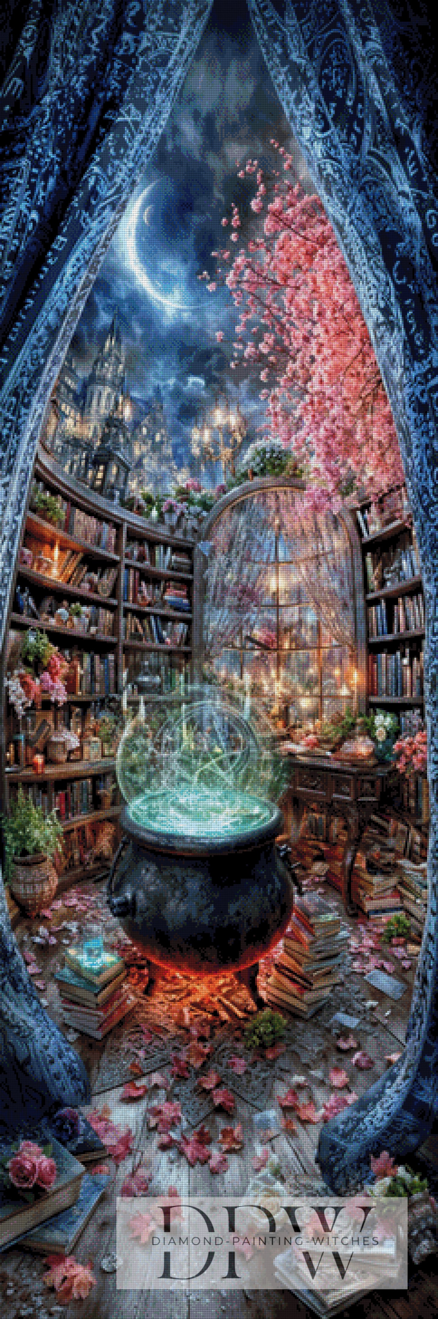 Witcher's Creative space by Pixxel Pics 60x180cm mit 300 Farben DPW-4595