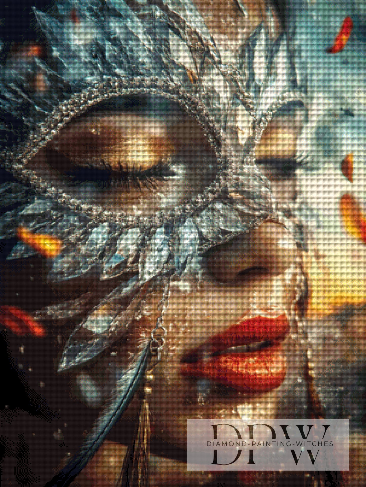 Diamond Mask by Pixxel Pics 75x100cm mit 200 Farben DPW-4597
