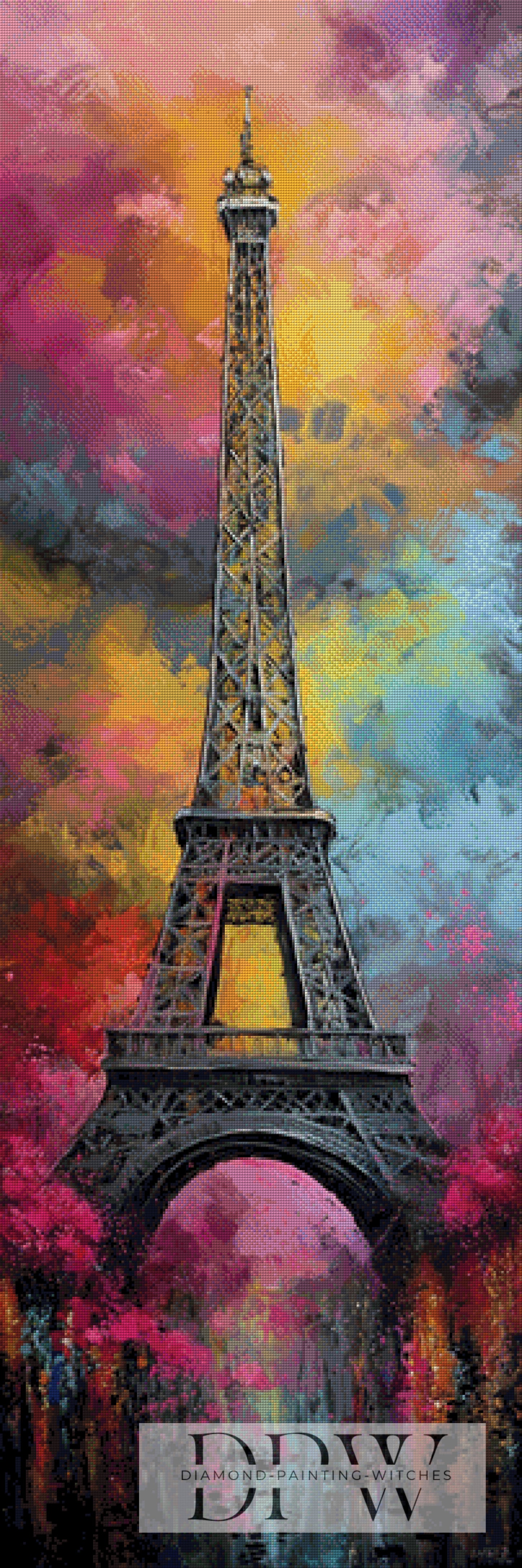 Parisflare by QN 50x150cm mit 260 Farben DPW-4605