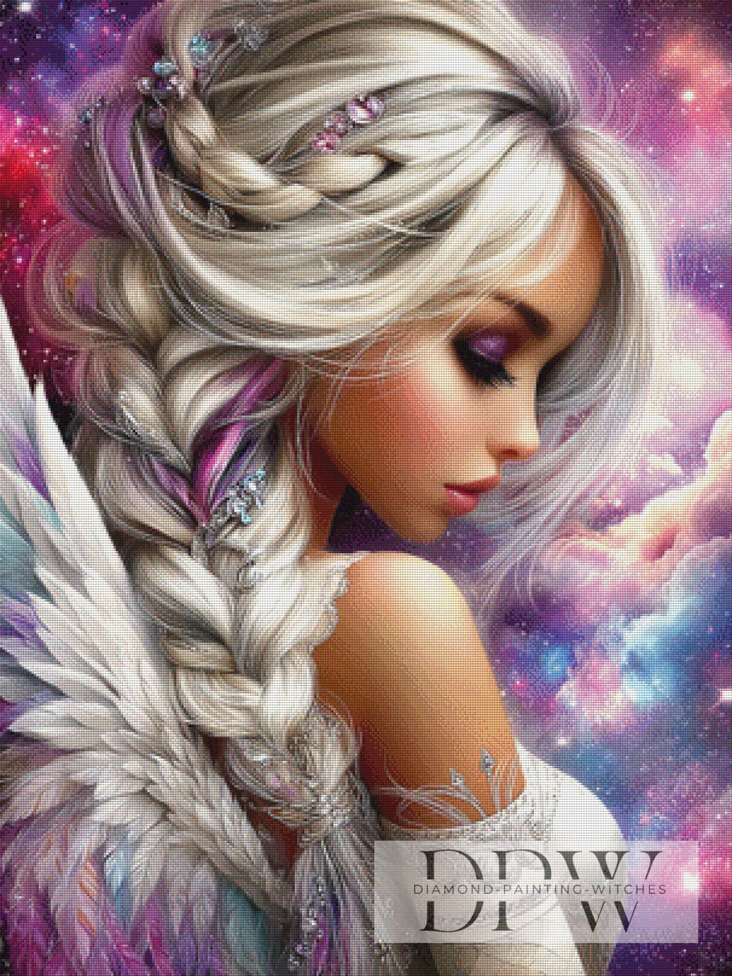 Dreaming Angel by Elly_A.I 75x100cm mit 260 Farben DPW-4633