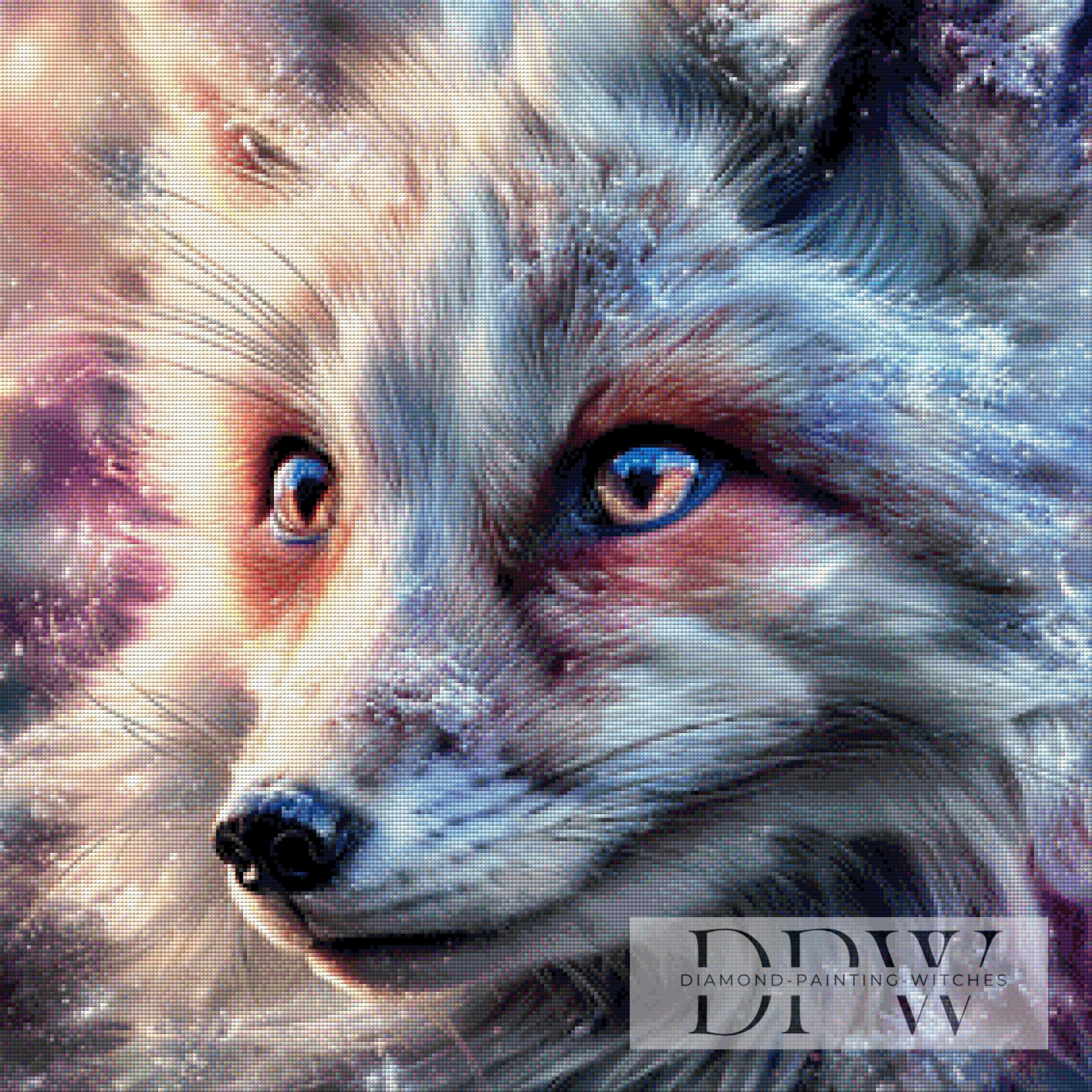 Polarfuchs II by ellufija mit 180 Farben DWP-4642