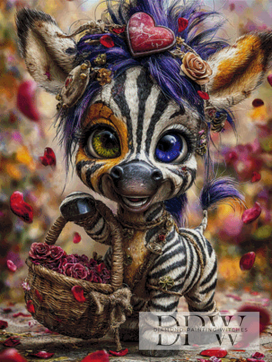 Farbenfrohes Zebra by CreatiVart mit 260 Farben