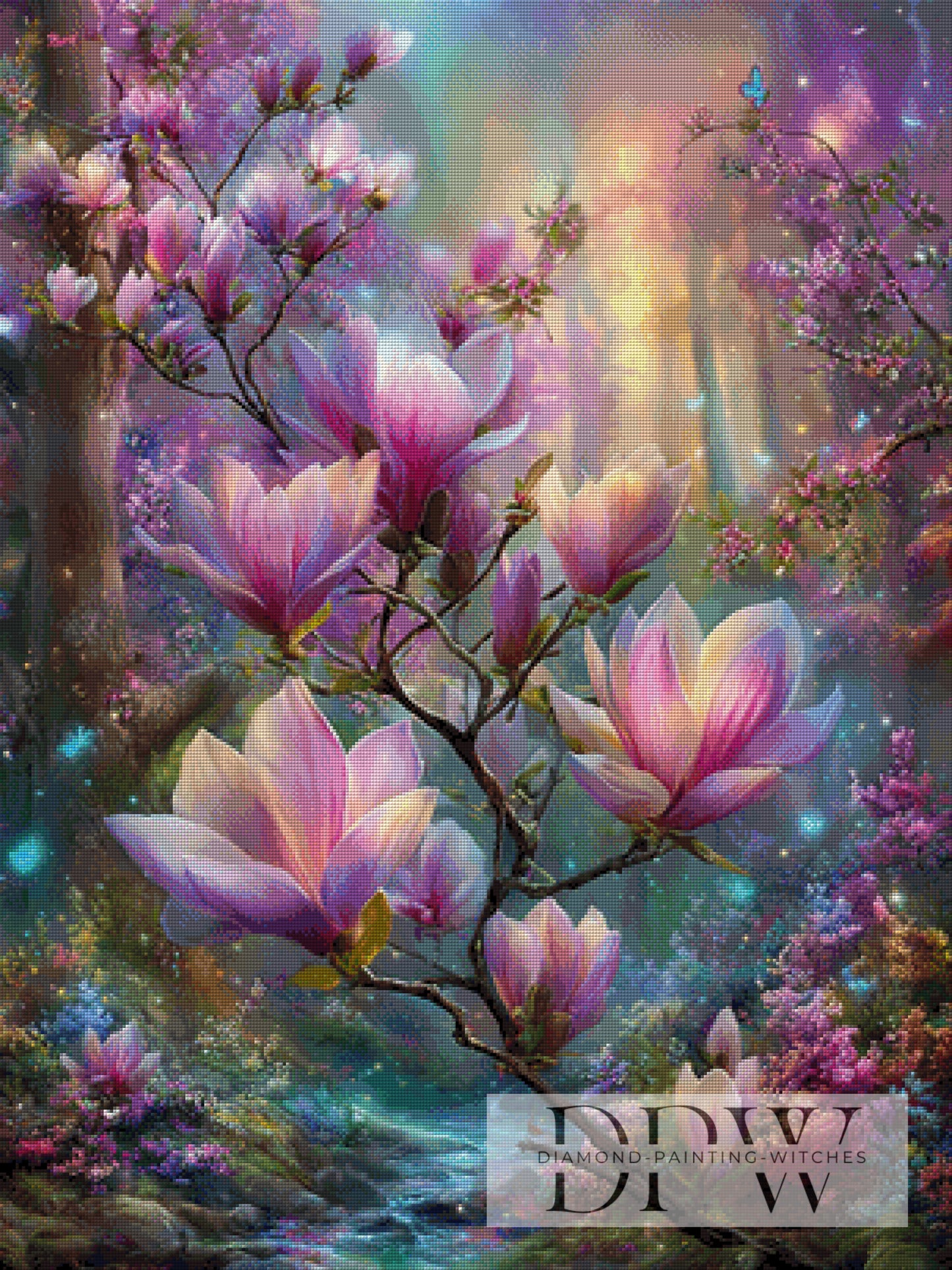 Frühlingserwachen by Maggie 75x100cm mit 300 Farben DPW-4662