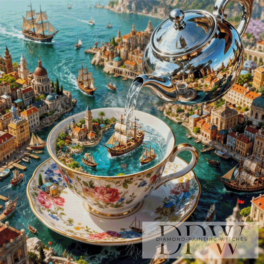 Teacup Habour by Pixxel Pics mit 320 Farben