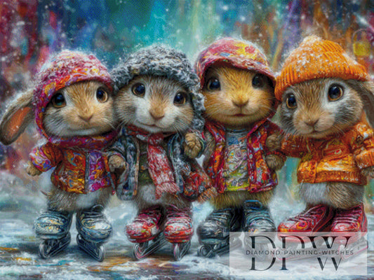 Schlittschuh-Gang by CreatiVart 350 Farben