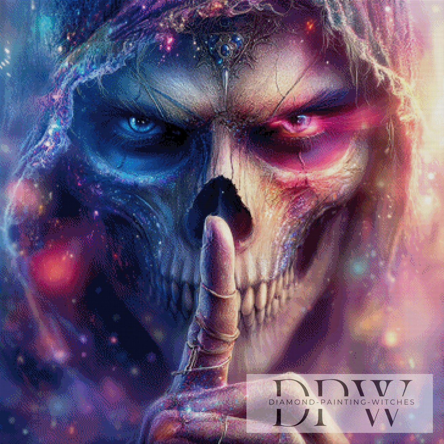 Whisper of Death by ellufija 90x90cm mit 250 Farben DPW-4714