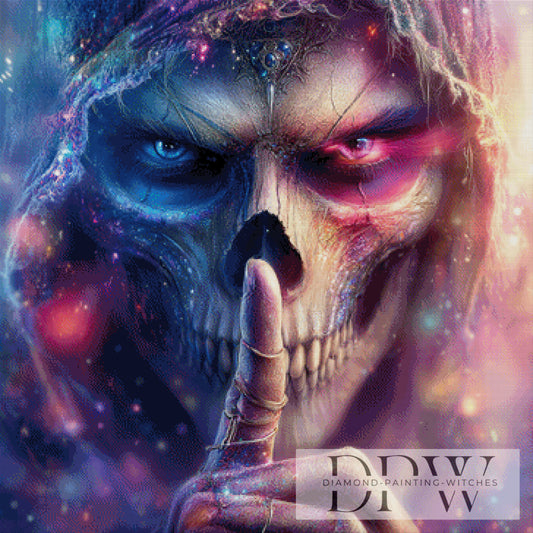 Whisper of Death by ellufija 90x90cm mit 250 Farben DPW-4714