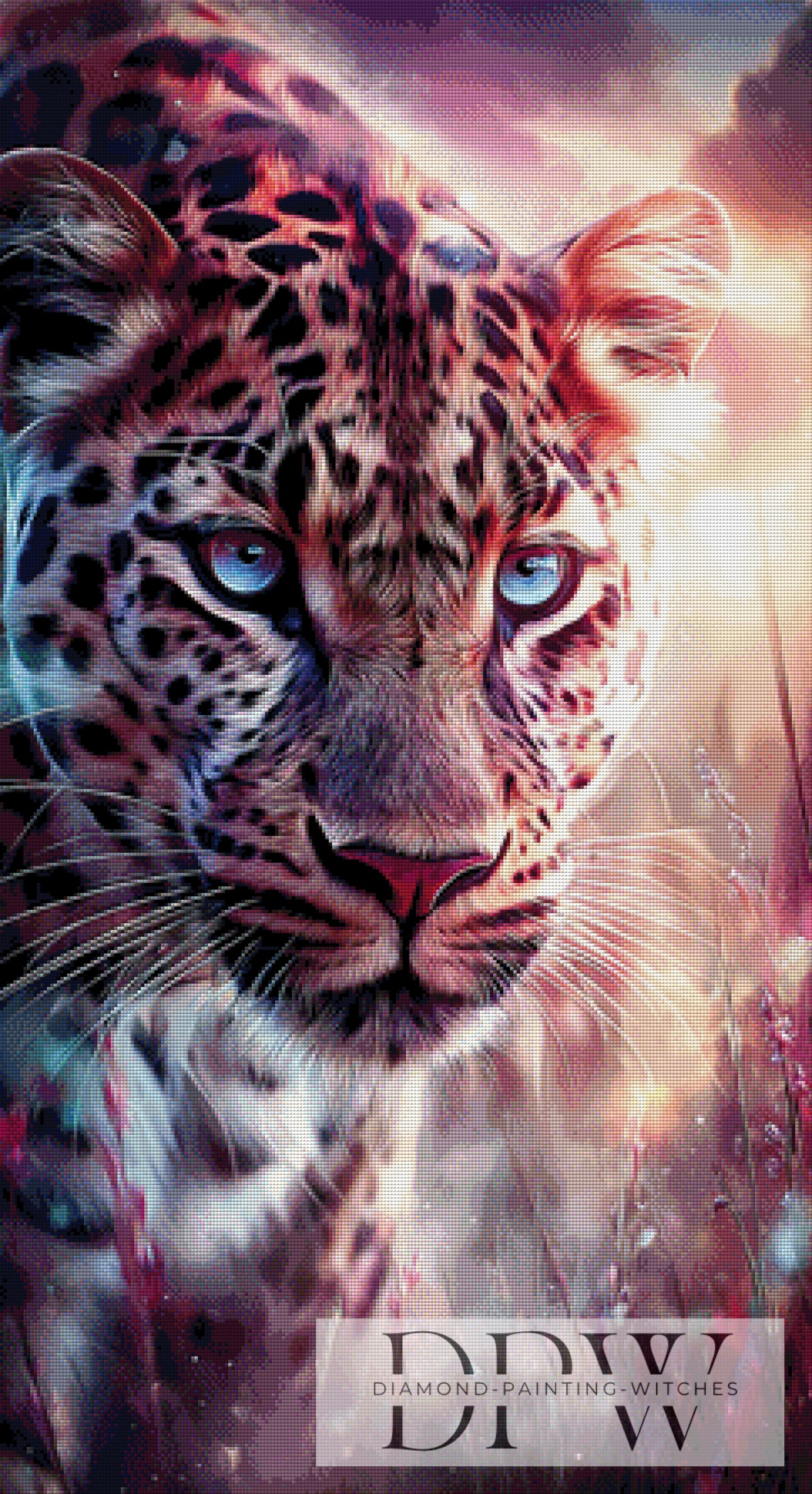 Auf der Jagd by ellufija 60x110cm mit 220 Farben DPW-4718