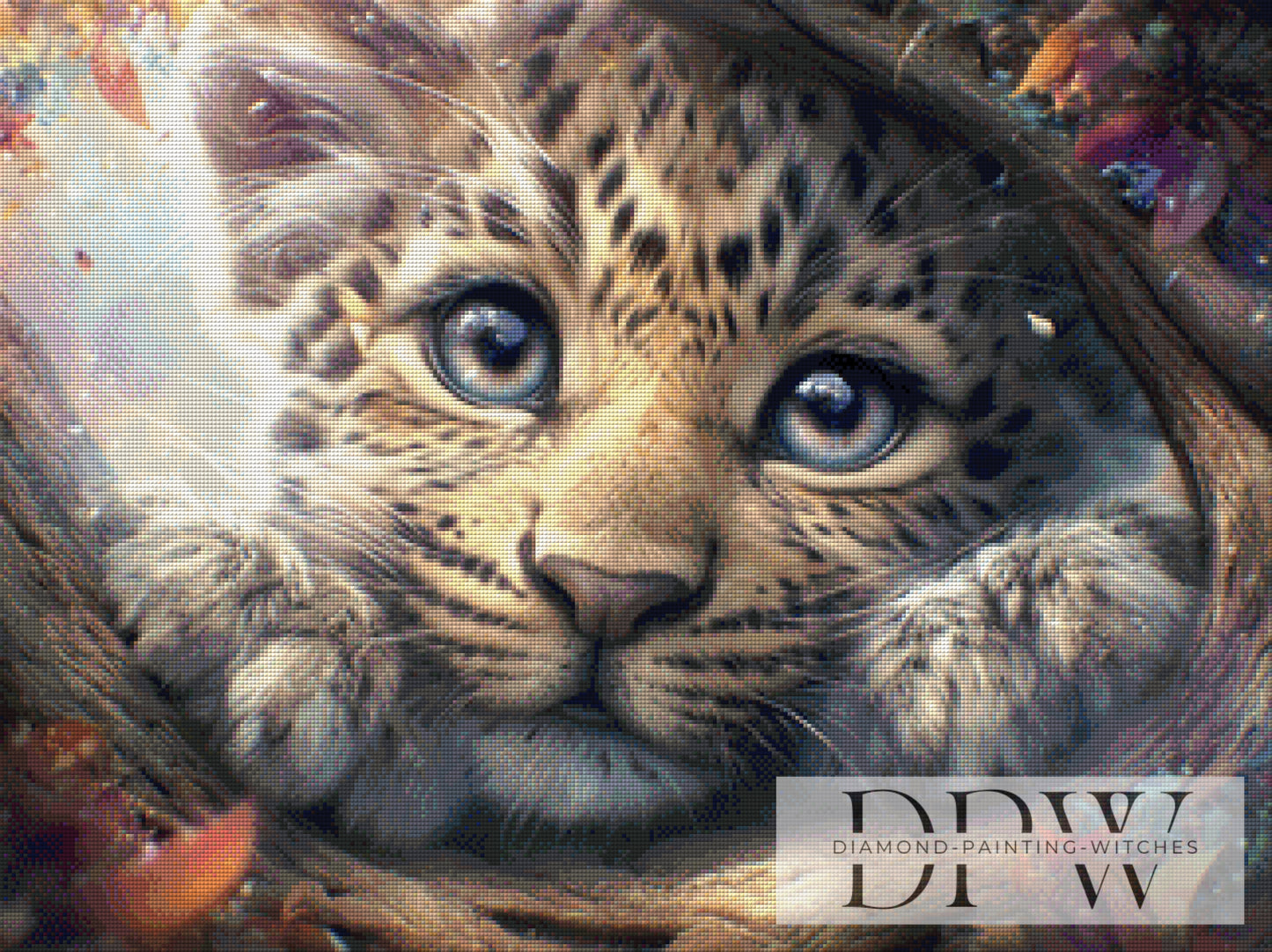 Versteckt by ellufija 80x60cm mit 150 Farben DPW-4719