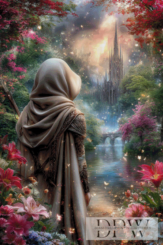 Angekommen by Elly_A.I. 80x120cm mit 310 Farben DPW-4740