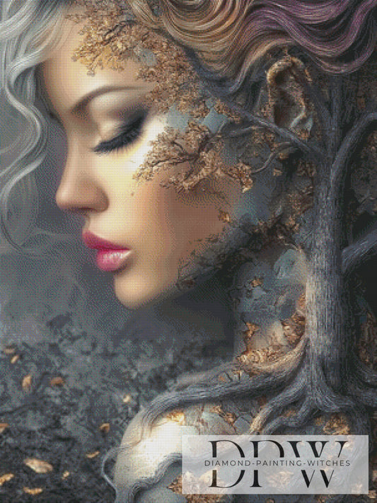 Herbsttochter by Elly_A.I. 75x100cm mit 130 Farben DPW-4746