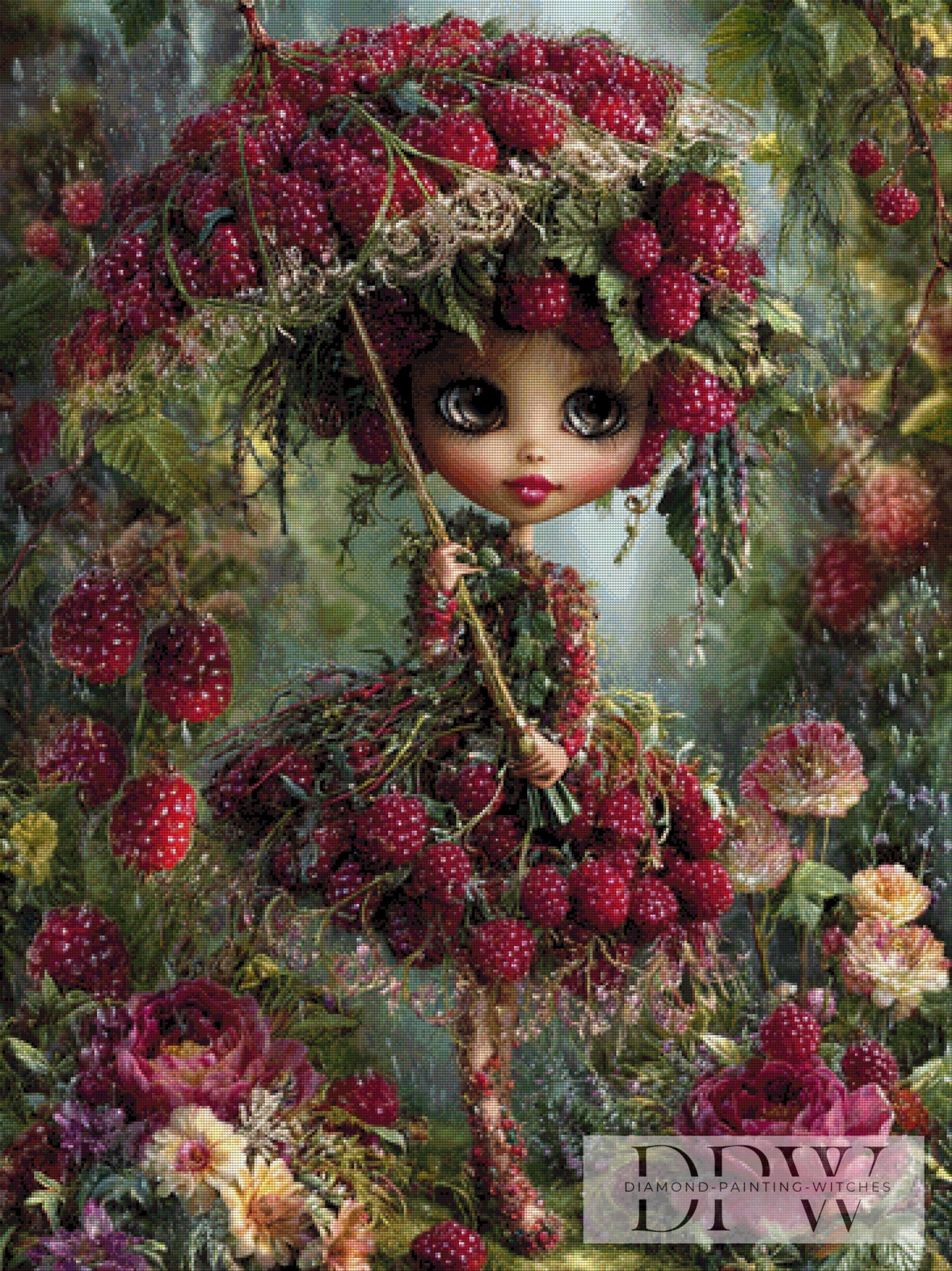 Rasberry Fairy by Pixxel Pics 90x120cm mit 260 Farben DPW-4750