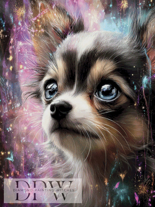 Partyhund by Elly_A.I 75x100cm mit 200 Farben DPW-4787