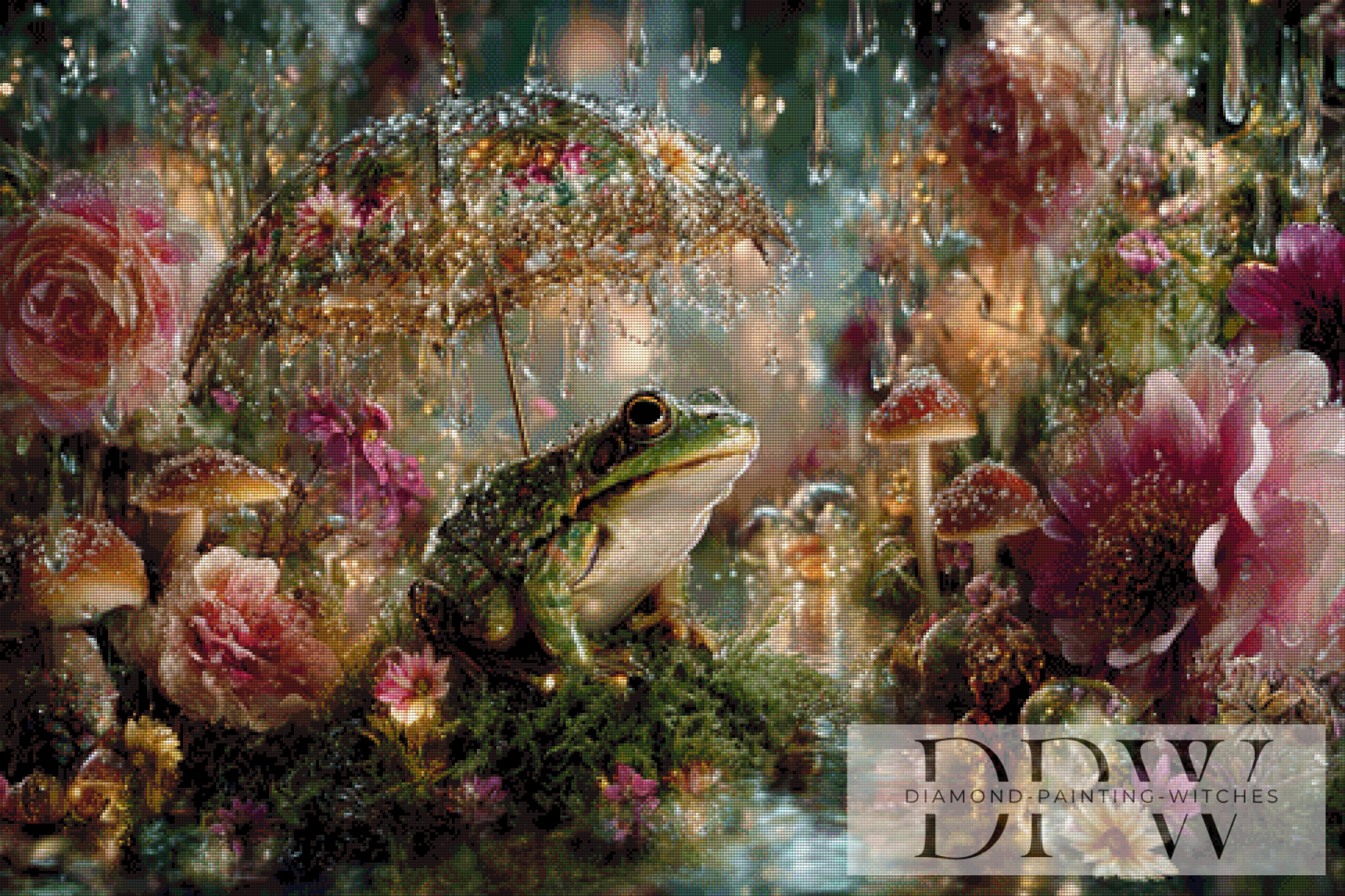 Frog in the Rain by Pixxel Pics mit 250 Farben