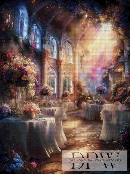 Verlassener Ballsaal by ellufija 75x100cm mit 220 Farben DPW-4795