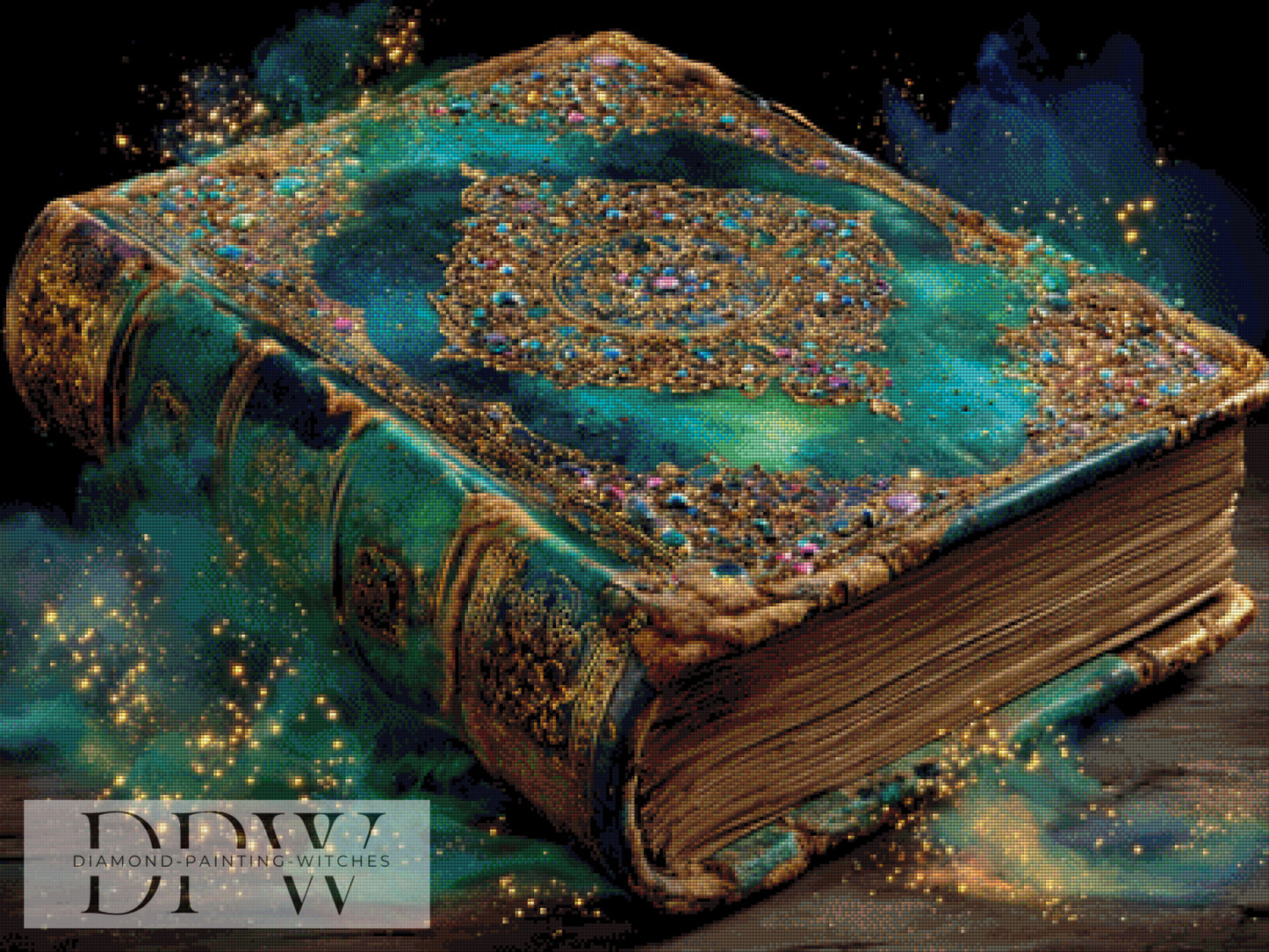 Zauberbuch by Moonlight 100x75cm mit 222 Farben DPW-4799