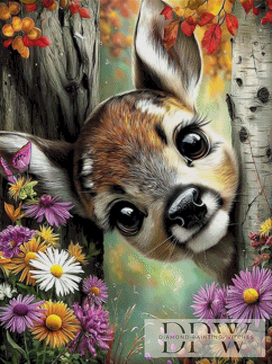 Kuckuck by CleoDora 60x80cm mit 250 Farben DPW-4834