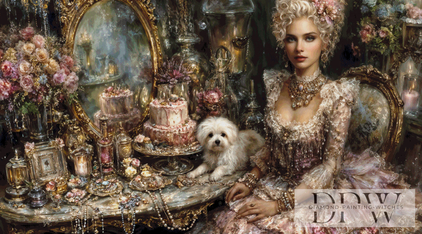Lady Marie A. by Pixxel Pics 180x100cm mit 200 Farben DPW-4840
