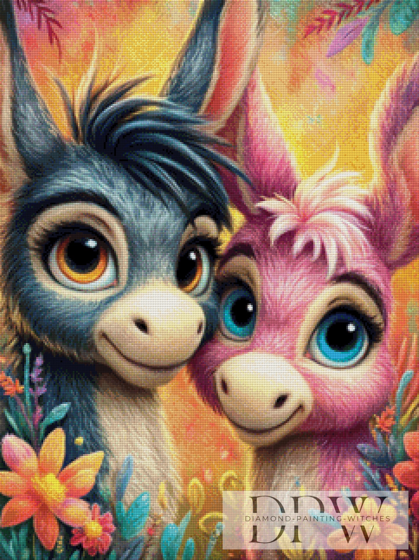 Emma & Emil  by _Sweet_Loco_AI 60x80cm mit 300 Farben DPW-4841