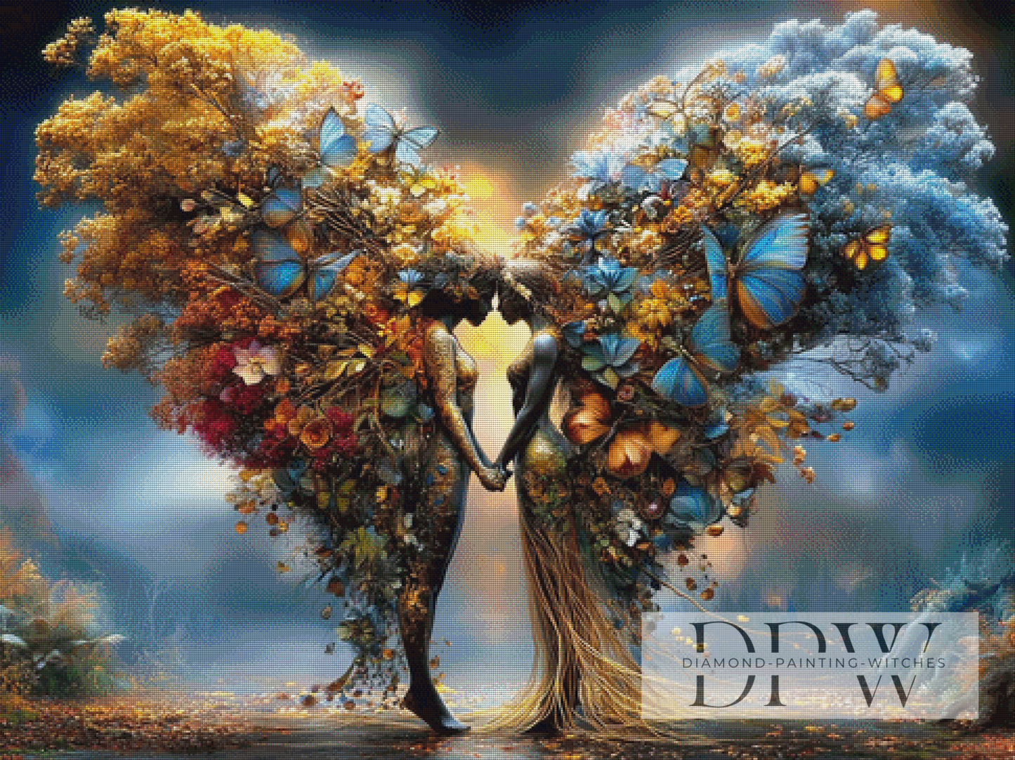 Nature Love by QN 120x90cm mit 280 Farben DPW-4844