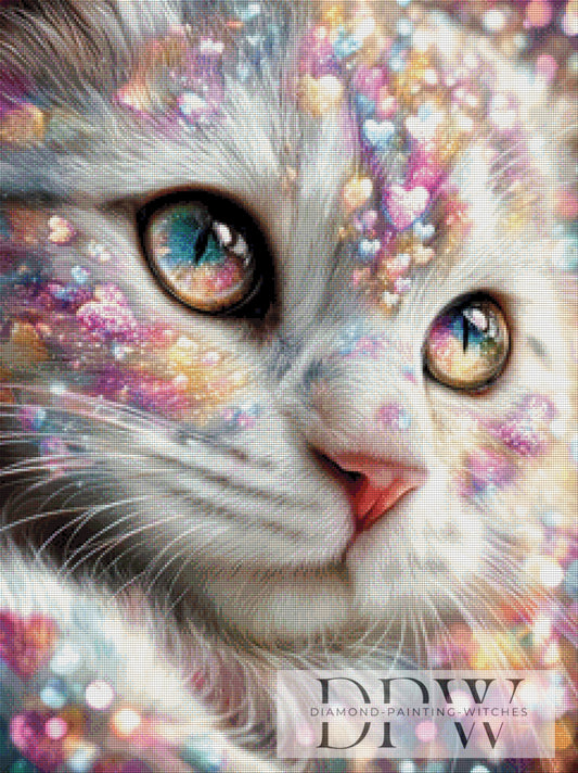 Glitzerkitty by CleoDora 60x80cm mit 230 Farben DPW-4853
