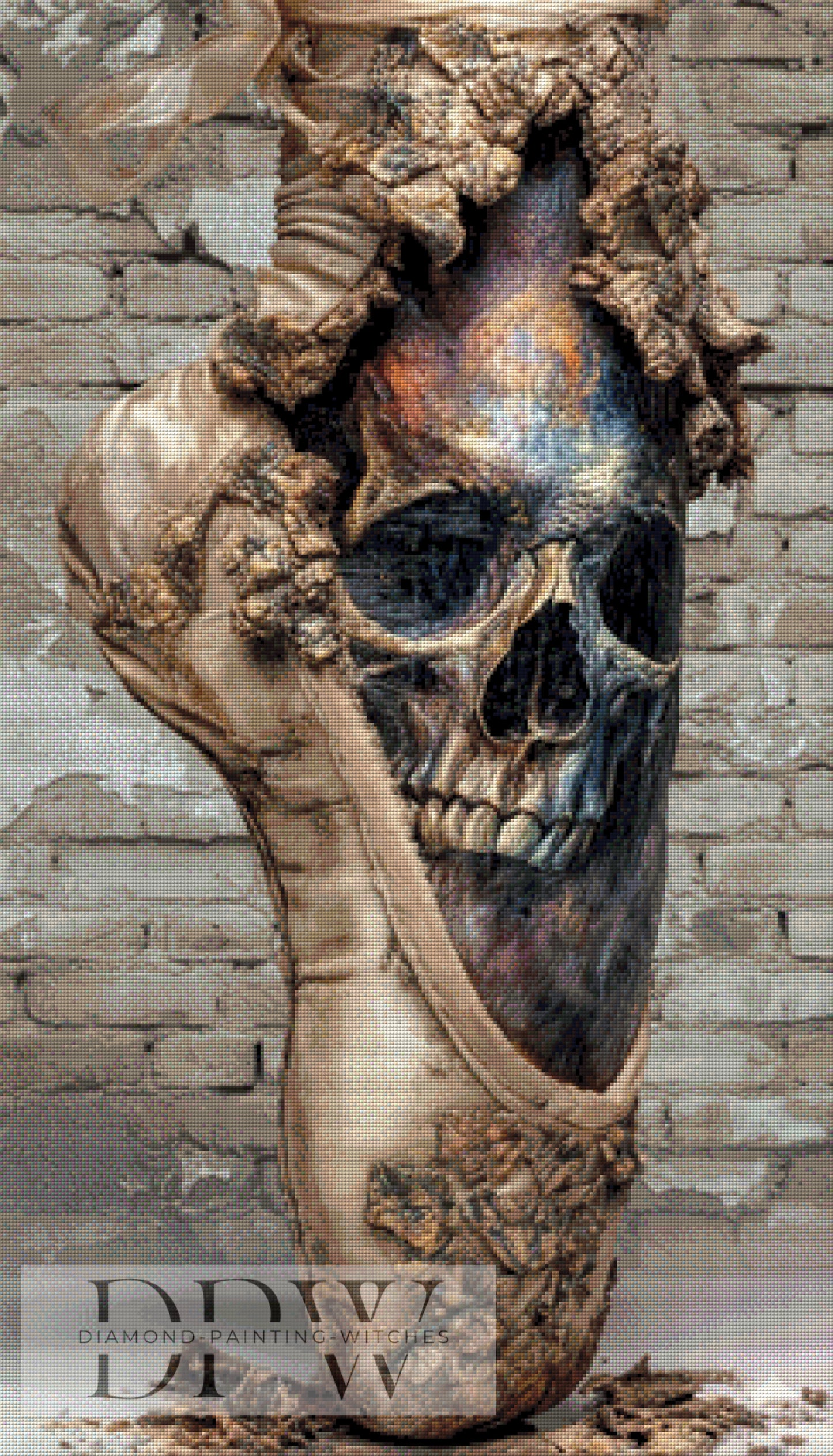 The Pain behind by Pixxel Pics 60x105cm mit 140 Farben DPW-4888
