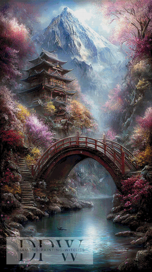 Yume no Hashi by Elly_A.I. 70x125cm mit 240 Farben DPW-4898