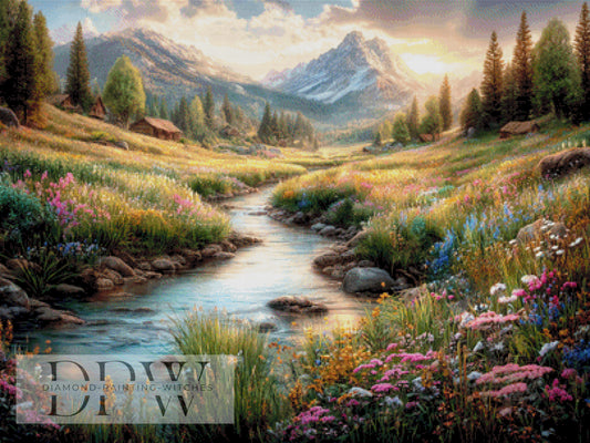 Blüten am Berg by Elly_A.I mit 300 Farben
