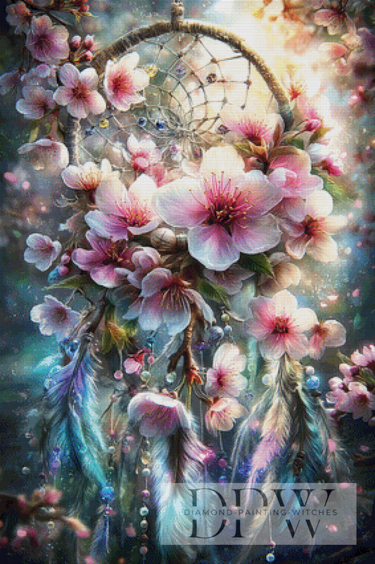 Traumfänger Kirschblüte by ellufija mit 340 Farben