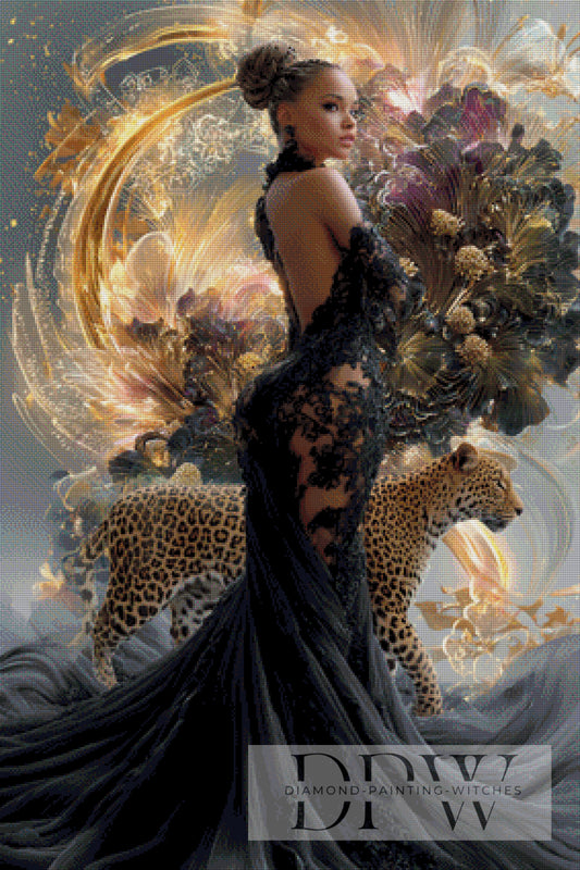 Goldene Nachtgestalt by theA.art mit 180 Farben