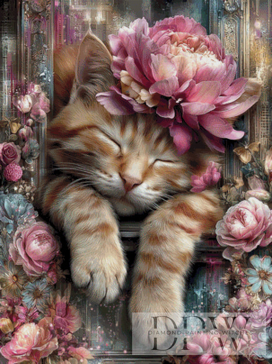 Samtpfote im Blütentraum III by CleoDora mit 210 Farben