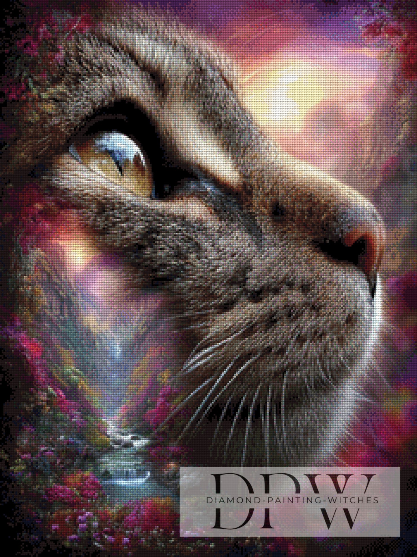 Luna by Elly_A.I. 60x80cm mit 200 Farben DPW-4923