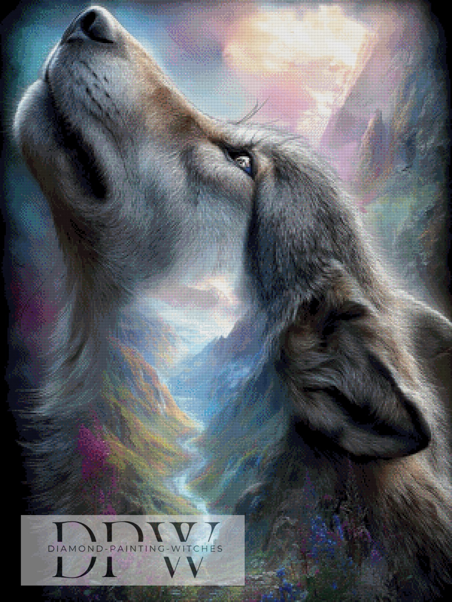 Wo Wildnis träumt by Elly_A.I. 75x100cm mit 180 Farben DPW-4934
