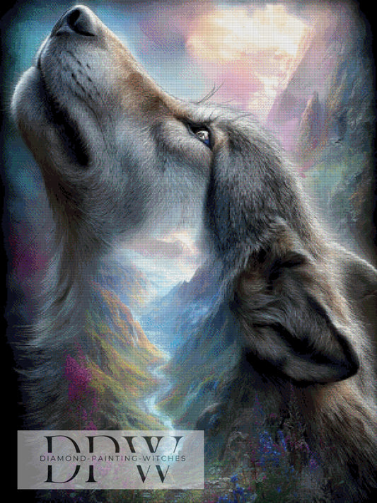 Wo Wildnis träumt by Elly_A.I. 75x100cm mit 180 Farben DPW-4934