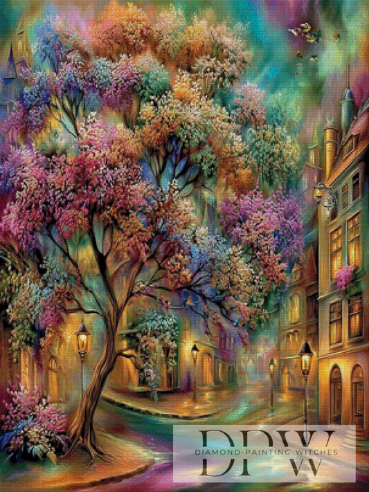 Wo die Gassen träumen by Maggie 75x100cm mit 310 Farben DPW-4939