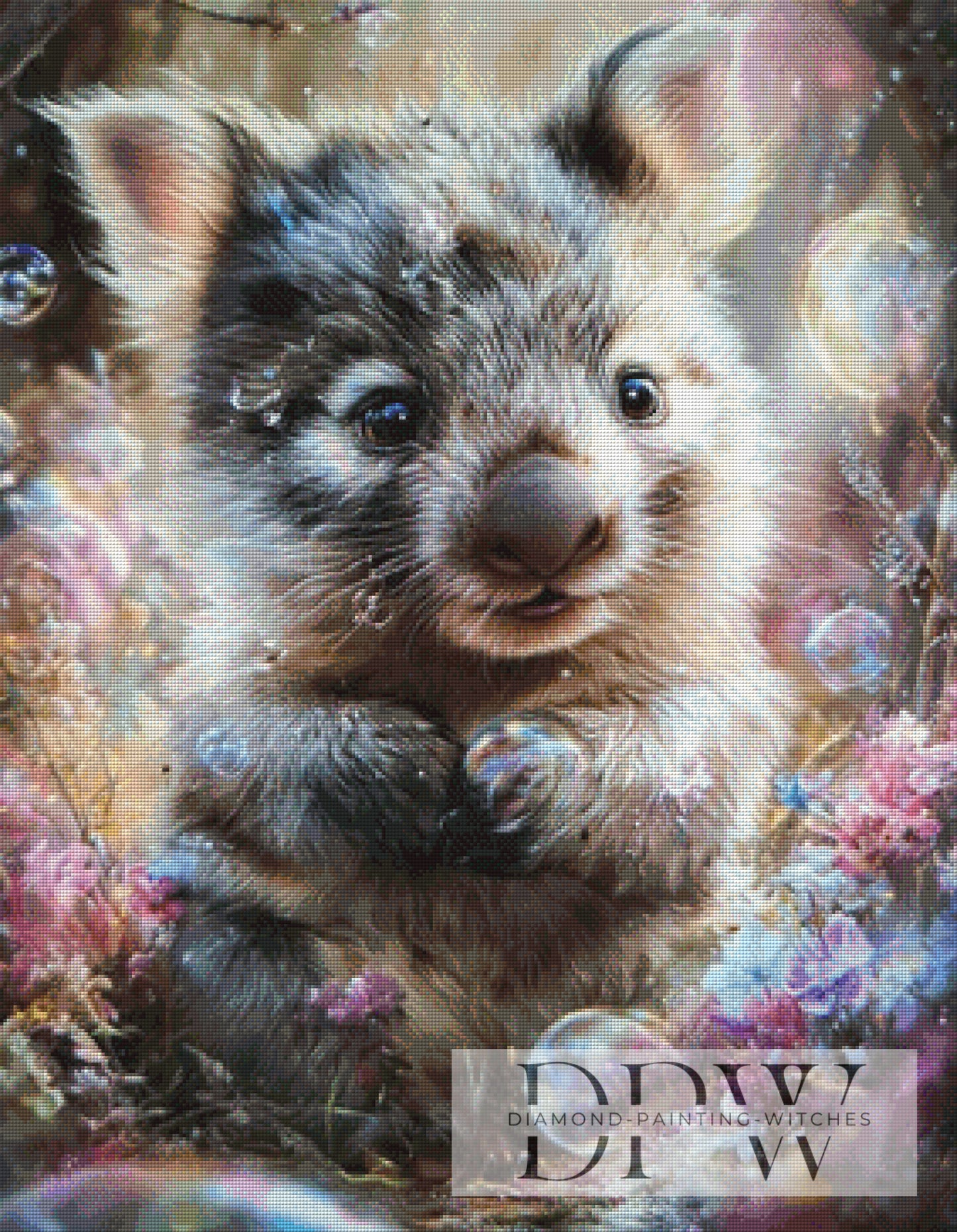 Kuschelwombat  by Maggie 70x90cm mit 170 Farben DPW-4943