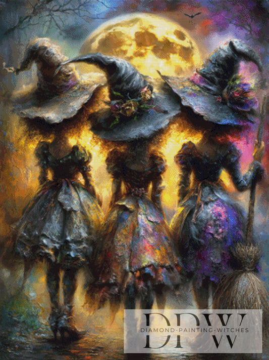 Fullmoon Witch Group by Casalla Vendetta 75x100cm mit 270 Farben DPW-4988