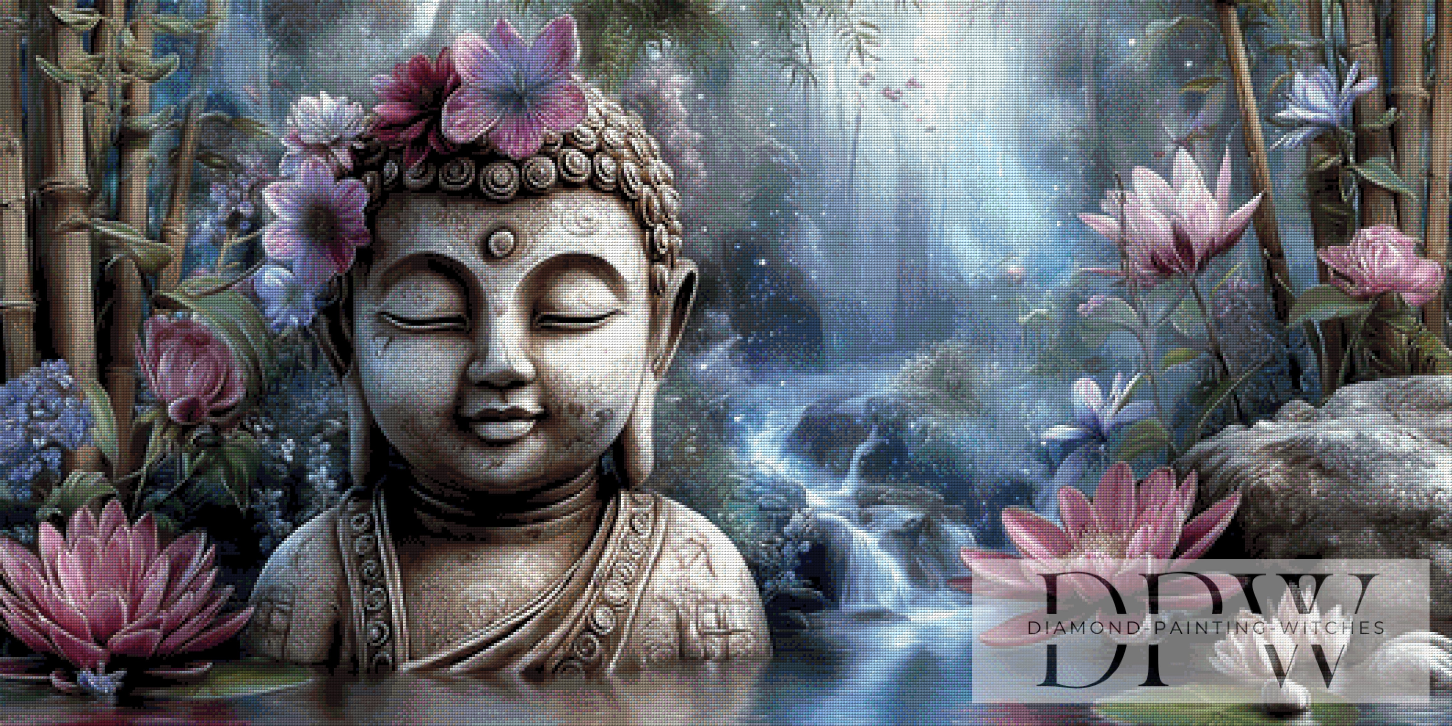Lotusbuddha by Sweet_Loco_AI mit 170 Farben