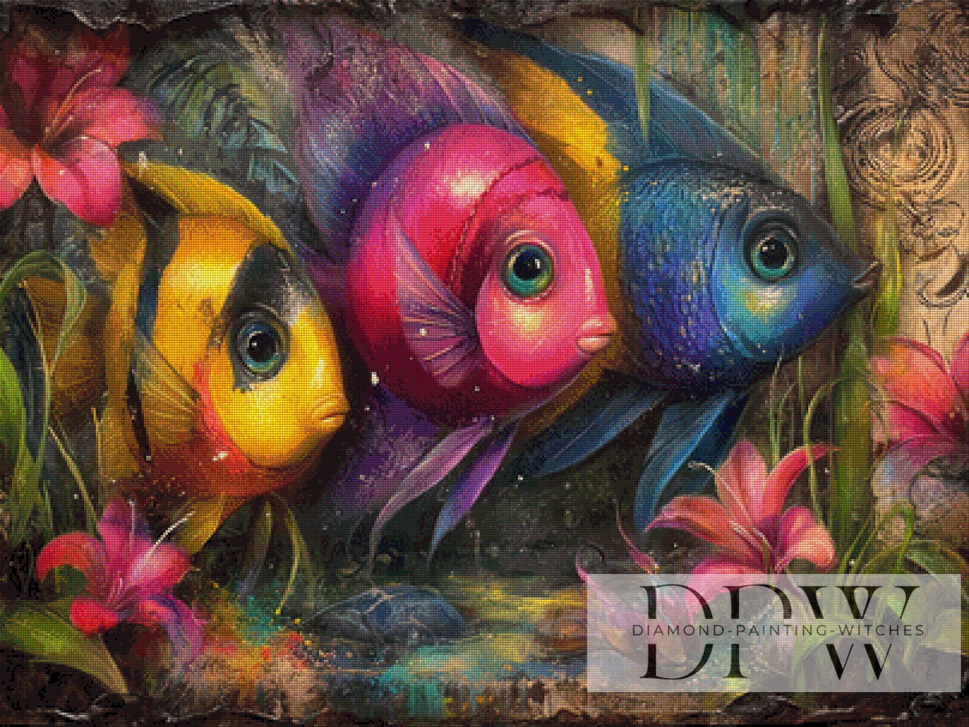 Rainbow Reef Trio by CreatiVart 320 Farben