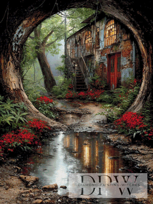 Stille Zuflucht by QN 75x100 180 Farben DPW-6211