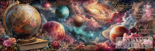 Vintage Planeten by ellufija mit 340 Farben